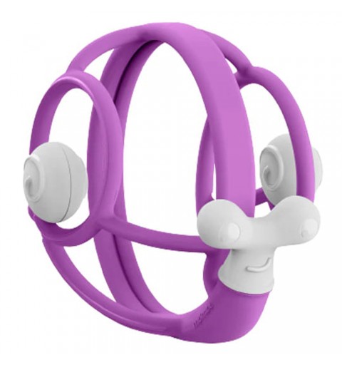 Mombella Ślimak - Silikonowy gryzak dla dzieci | Purple